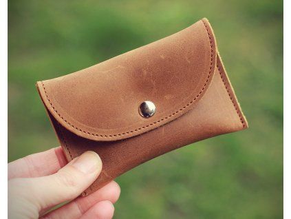 Mini-peněženka Orit - karamelová