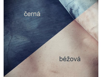 Hovězí štípenka na napínací stélky a mezipodešve - béžová/černá