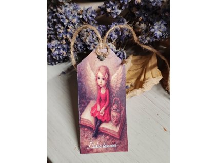 Sada 12 elegant.visaček na dárky