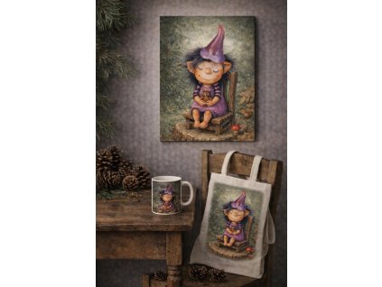 Autorský obrázek - Skřítek Borůvenka