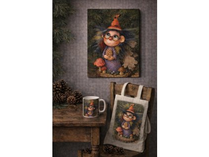 Autorský obrázek - Skřítek Houběnka