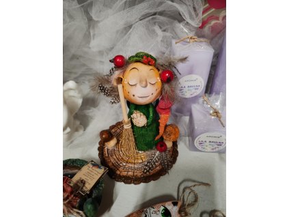 Čarodějnice Rozárka - keram.dekorace (A91)