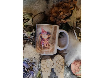2.jakost - Autor.keram.hrnek-Skřítek Hvězdinka