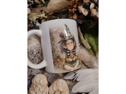 2.jakost - Autor.keram.hrnek-Čertík Florián a Skřítek Baldachýnek