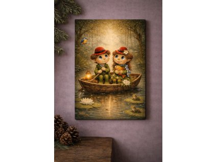 Vodníčci na loďce