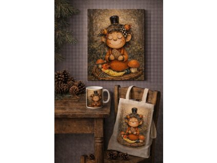 Skřítek a plody lesa