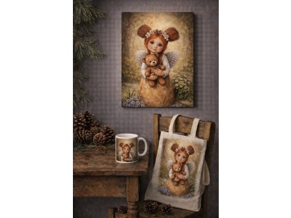 Andělka a medvídek