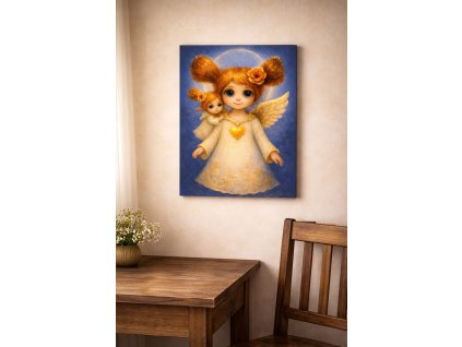 Andílci opatrovníčci v modré