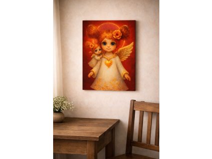 Andílci opatrovníčci v červené