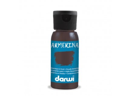Hnědá  Barva na porcelán Darwi Armerina 50ml – 805 Dark Brown