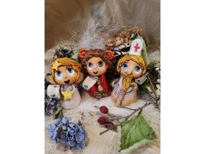 Keram.postavičky-Mikuláš, anděl a čert-malá-A