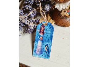 Sada 12 elegant.visaček na dárky