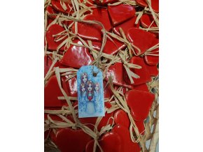 Sada 12 elegantních visaček na dárky