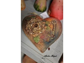 Keramické srdce-duté 2.jakost