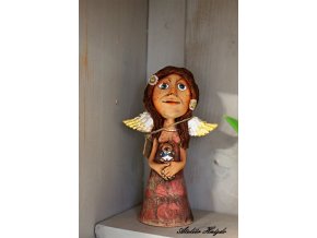 Anděl-keram.figurka