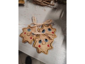 Hvězdička cca 7x7cm kód 123