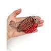 kurz drátovaný ptáček s korálky