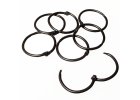 otváracie krúžky - čierna farba