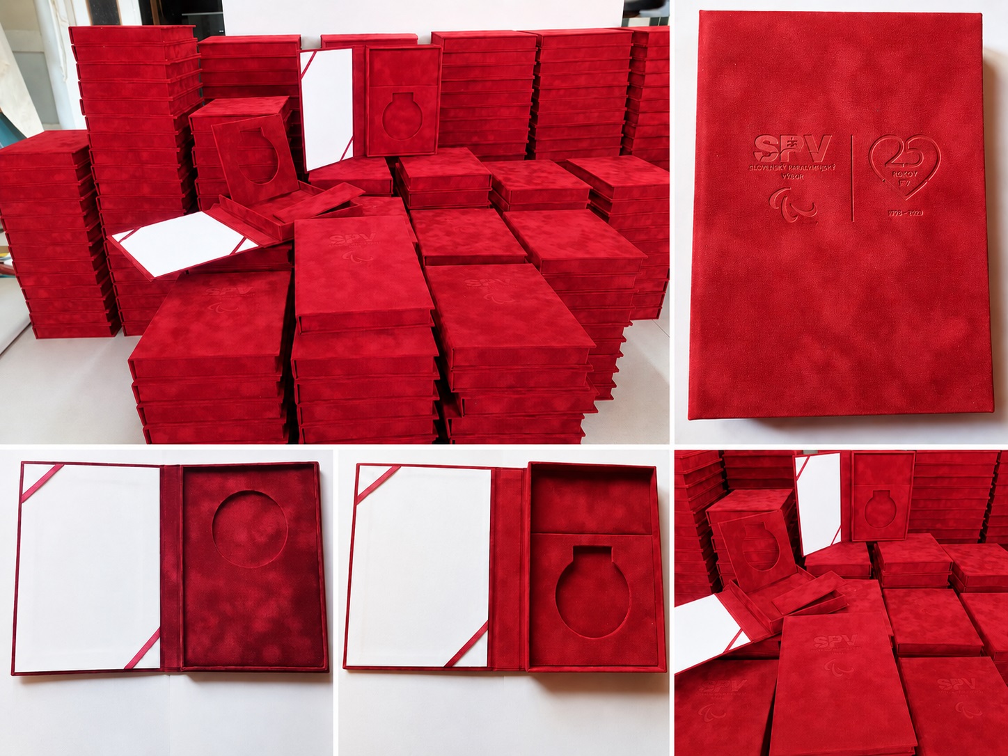 Boxy na medaily s flokážou