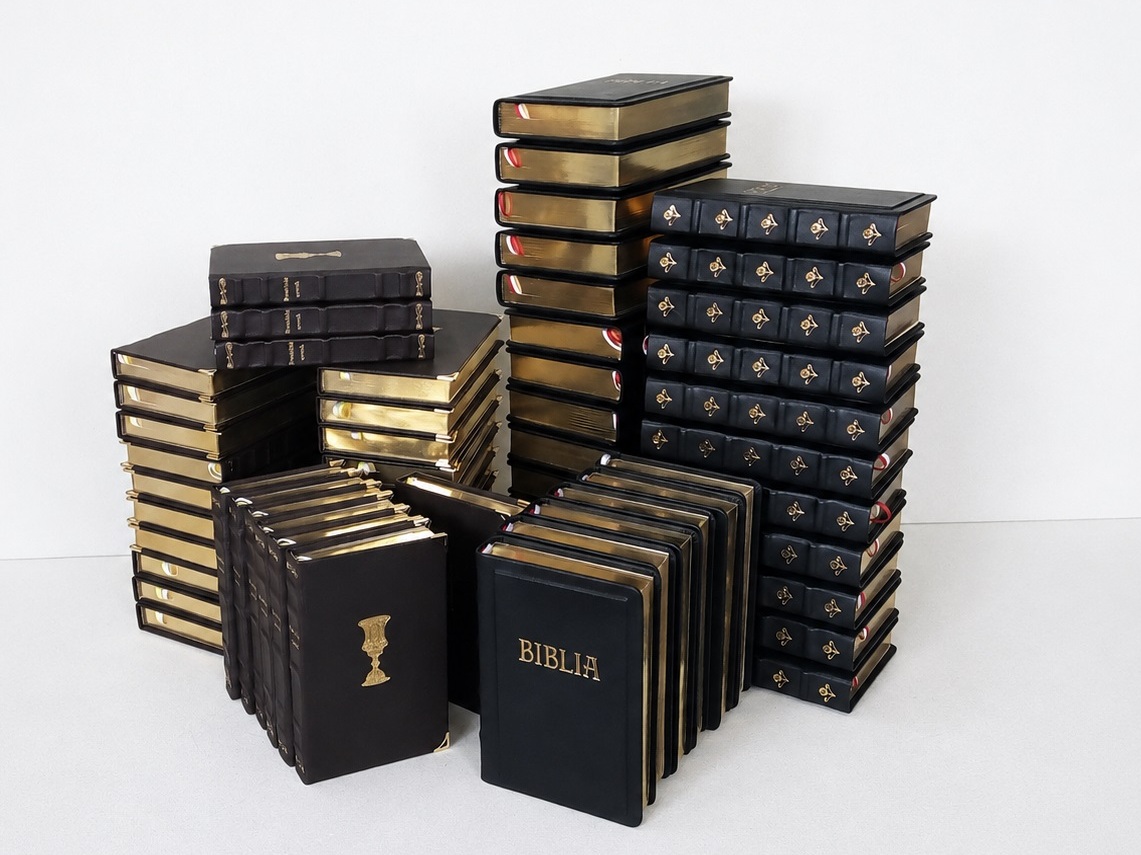 Kožené biblie a spevníky s razbou