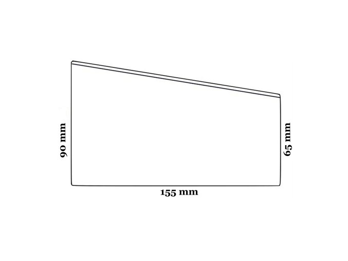 samolepiace vrecko skosene 155x90 65