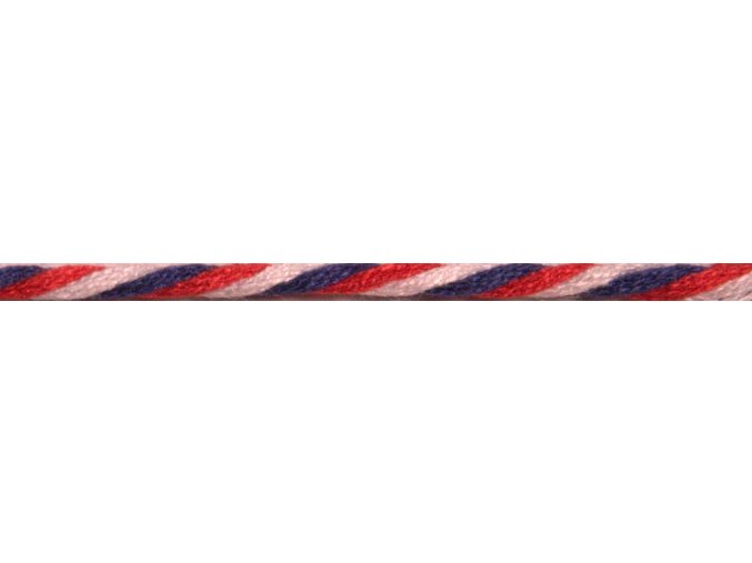 Trikolóra okrúhla matná, priemer 2,4mm - šnúra stáčaná