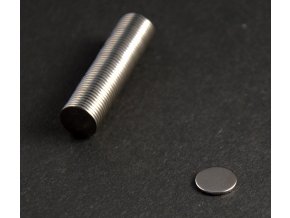 Magnet 10mm x 1mm, nikel