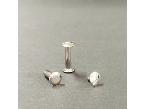 Skrutka knihárska 20mm nikel