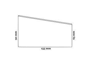samolepiace vrecko skosene 155x90 65