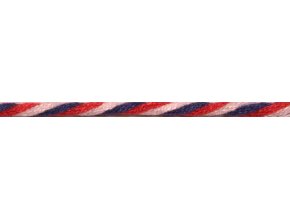 Trikolóra okrúhla matná, priemer 2,4mm - šnúra stáčaná