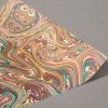 mramorovany papier hnedy