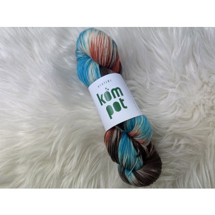 Ručně barvená ponožková příze – Pánský koktejl