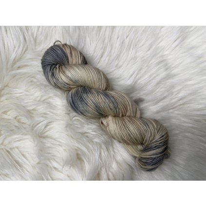 100% single merino - Jemná šedá