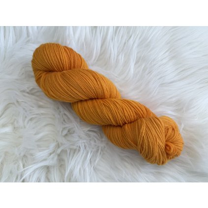 100% vlna rustikální - Oranžová ovečka