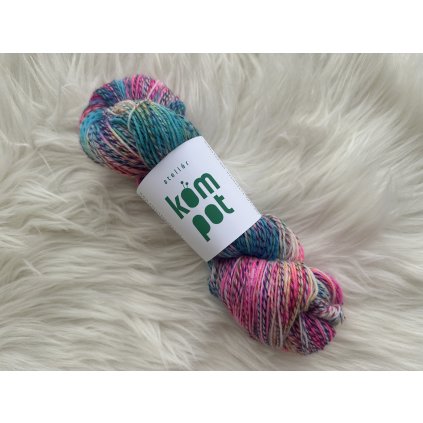 Ateliér Kompot - Ručně barvená ponožková příze