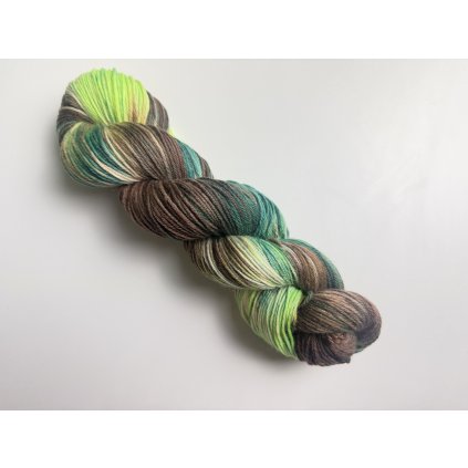 Ručně barvená 100% vlna - V lese