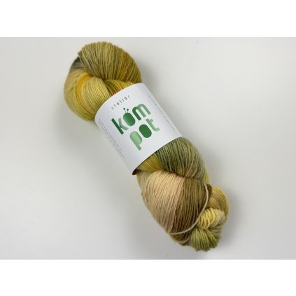 100% single merino příze 400m - Medová louka