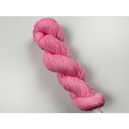 Buretové hedvábí, merino a viskóza  400m - Růžová