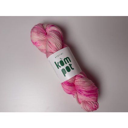 Ručně barvená bavlněná příze - Rosa
