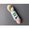 Ručně barvená bavlněná příze - Cotton candy