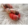 Ručně barvená ponožková příze –  Šeptání podzimu