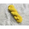 Ručně barvená ponožková příze –  Žlutá