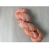 Ručně barvená ponožková příze –  Meruňka