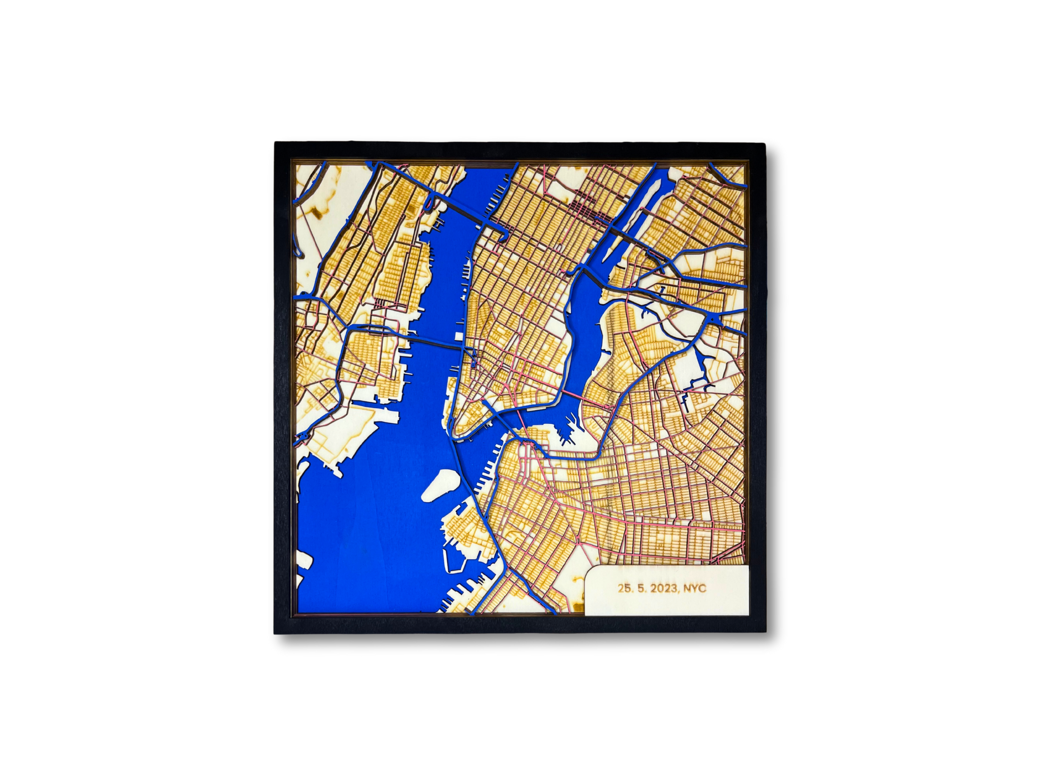 3D vzpomínková mapa – ilustrační