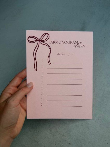 harmonogram rozlucka