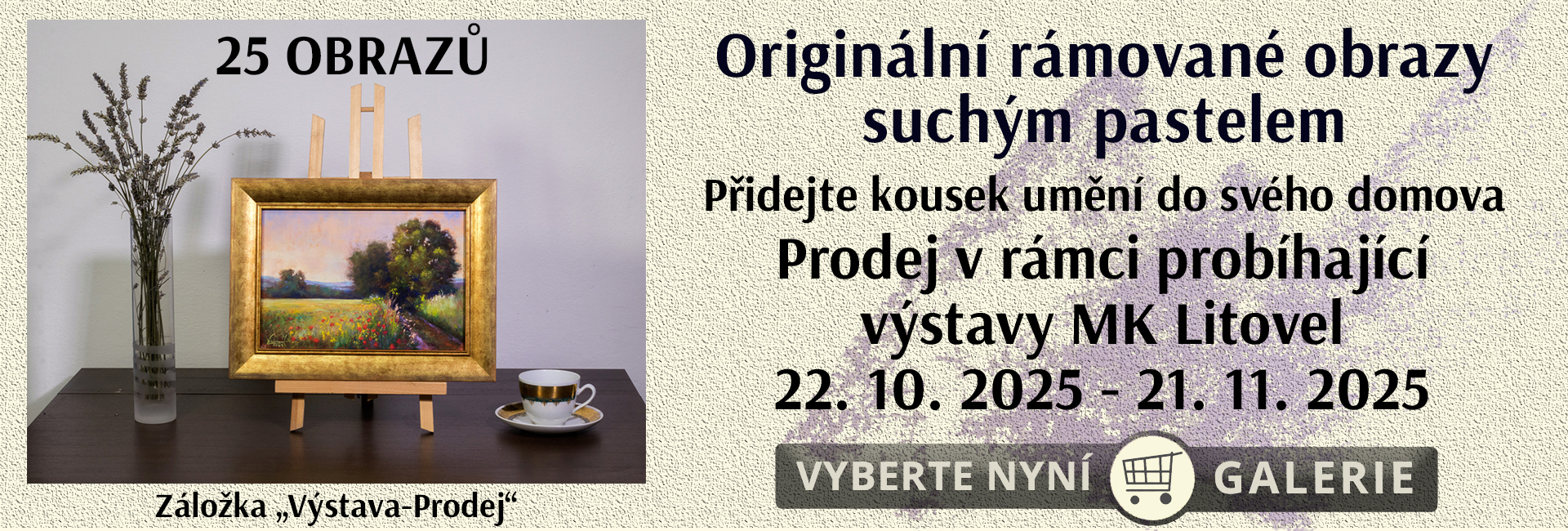 Originální obrazy suchým pastelem