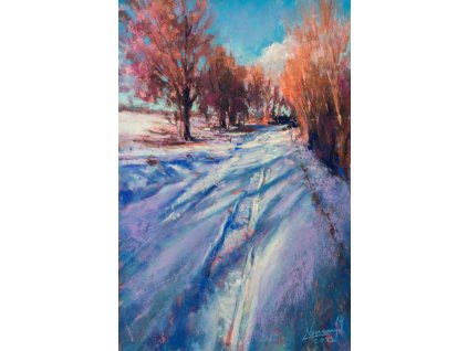 20220212 Podél Špraňku 3 sketch 19x28cm JRVW+928 Kladky