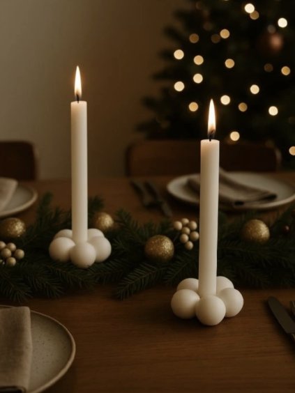 VÁNOČNÍ SVÍCEN BUBBLE CALM