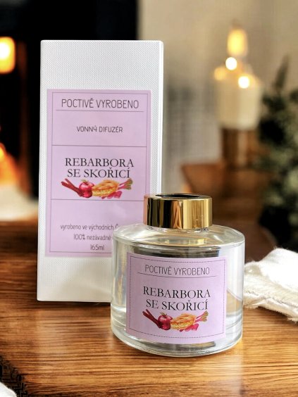 AROMA DIFUZÉR REBARBORA SE SKOŘICÍ