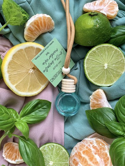 VŮNĚ DO AUTA LIMETKA, BAZALKA A MANDARINKA